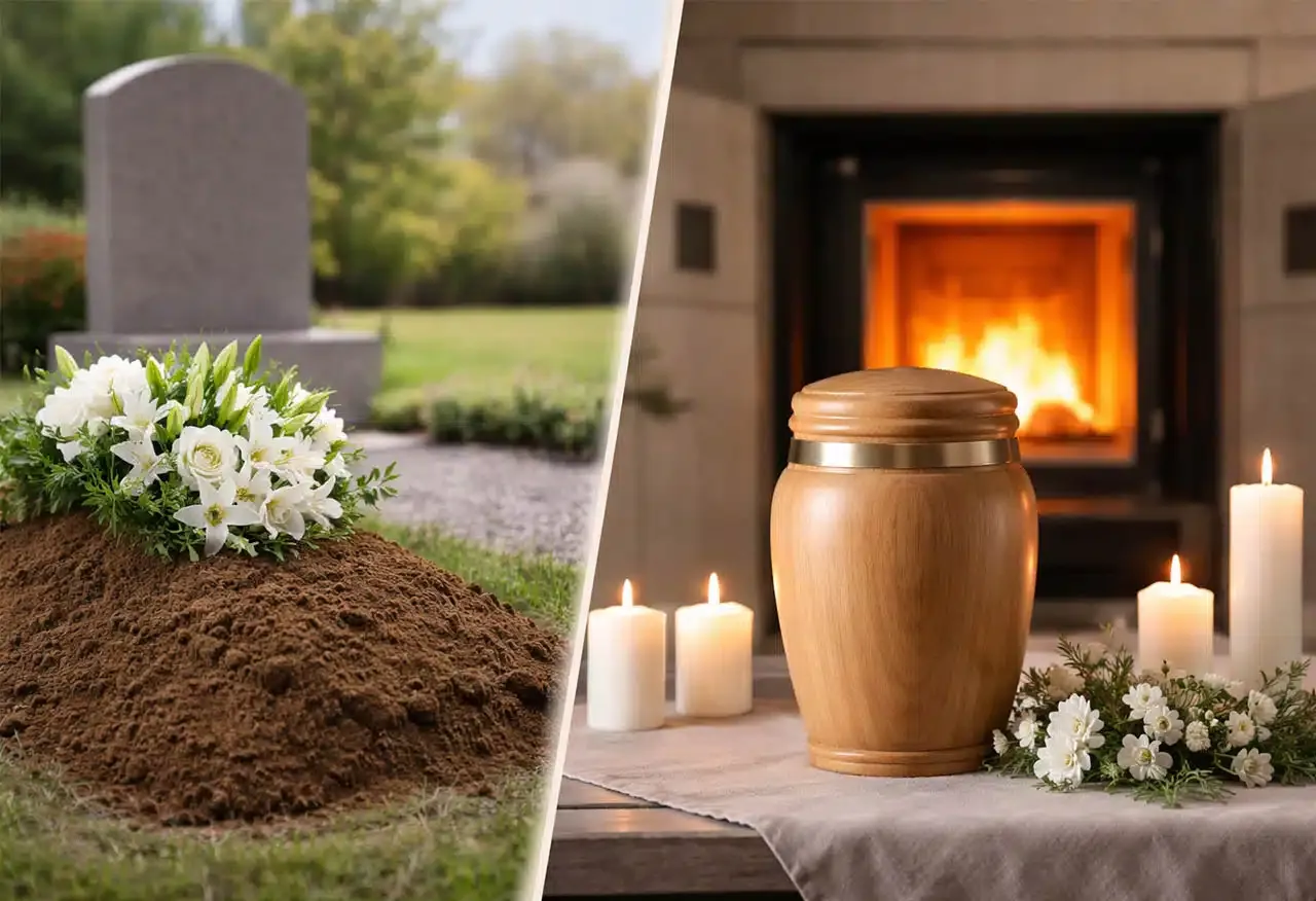 הבדלים בין קבורה לשריפה